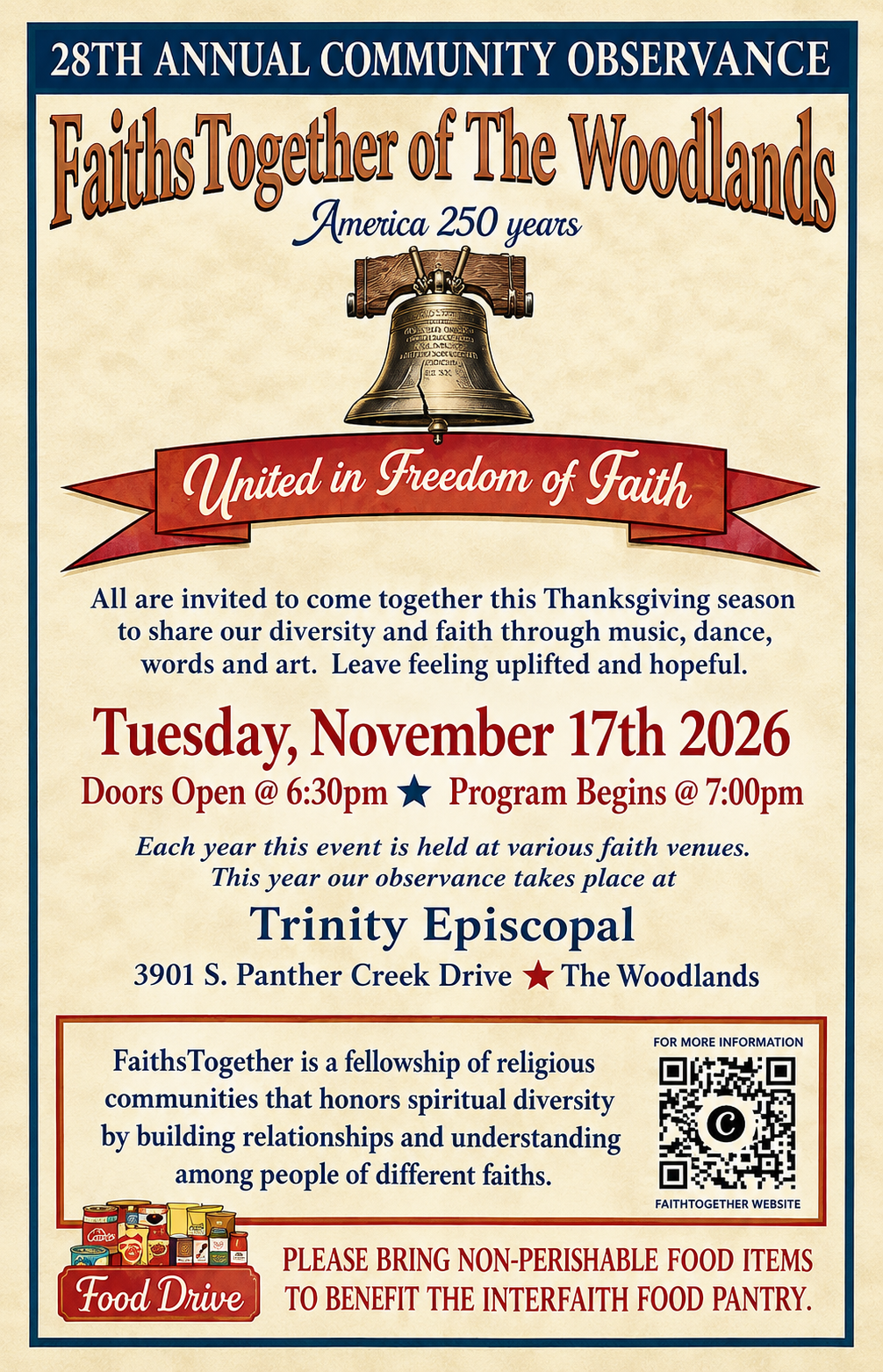Faiths Together Thanksgiving Gathering